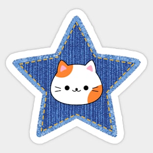 Cat stsr Sticker